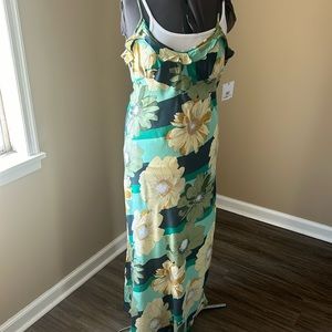O’Neill Allis FloralMaxi Dress,Size XL,NWT, Summer Lightweight,Vacation,Feminine